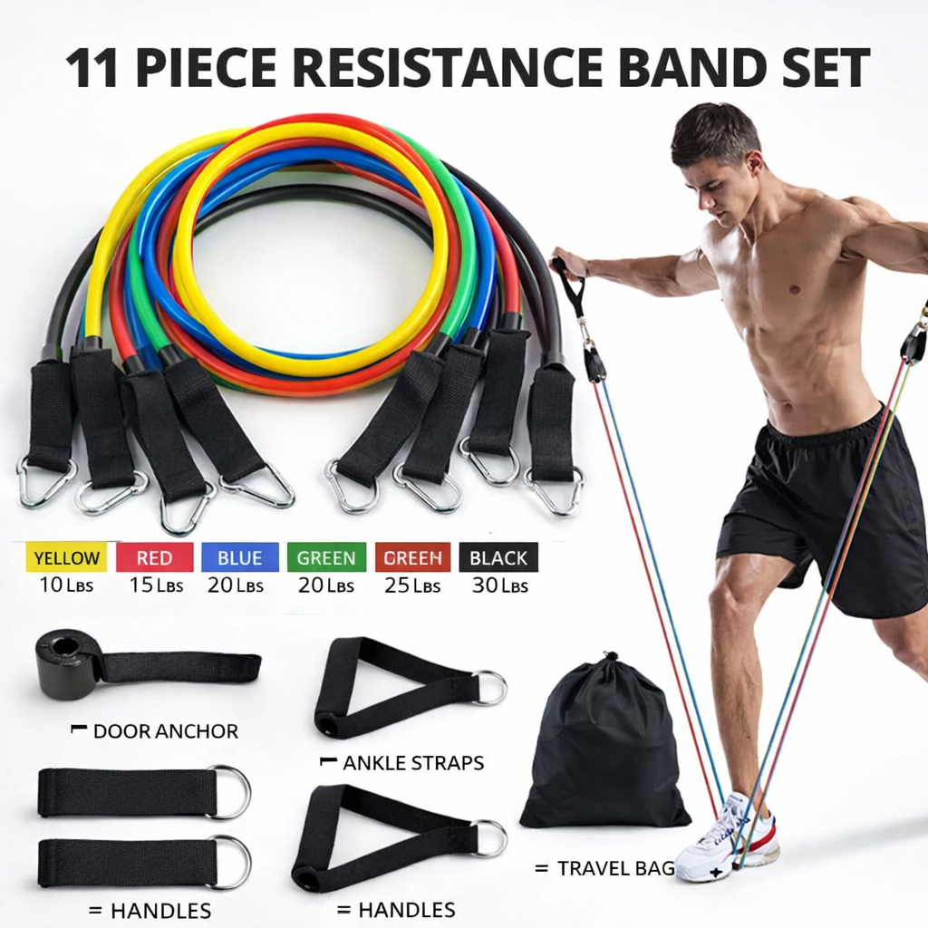 HomeFit Pro™ Elite | Kit Profesional de Bandas (Incluye Guía de Transformación de 30 Días)
