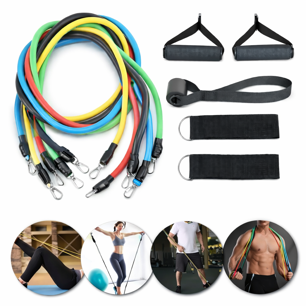 HomeFit Pro™ Elite | Kit Profesional de Bandas (Incluye Guía de Transformación de 30 Días)